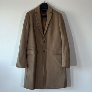 Banana Republic Wool Blend Overcoat Camel